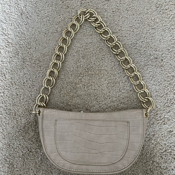 Zara Handbags - Off white Zara chain shoulder bag
